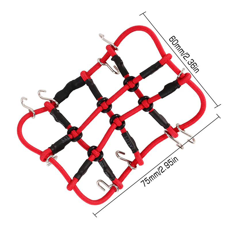 INJORA Mini Elastic Luggage Net Scale Accessories for 1/24 1/18 RC Crawlers - Image 11