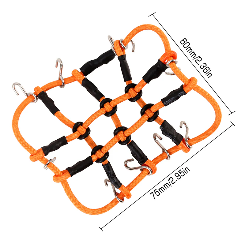 INJORA Mini Elastic Luggage Net Scale Accessories for 1/24 1/18 RC Crawlers - Image 23