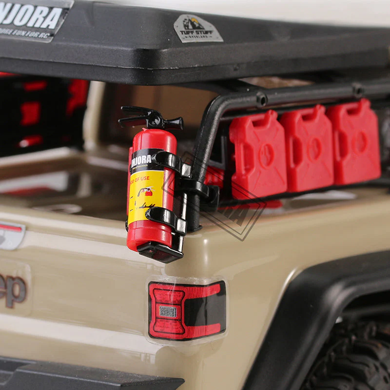 INJORA Mini Fire Extinguisher Scale Accessories for 1/24 1/18 RC Crawlers - Image 7