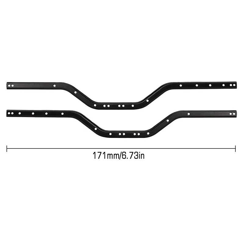 [Clearance Sale] INJORA 1 Pair Metal Girders Chassis Rails for 1/24 SCX24 - Image 3