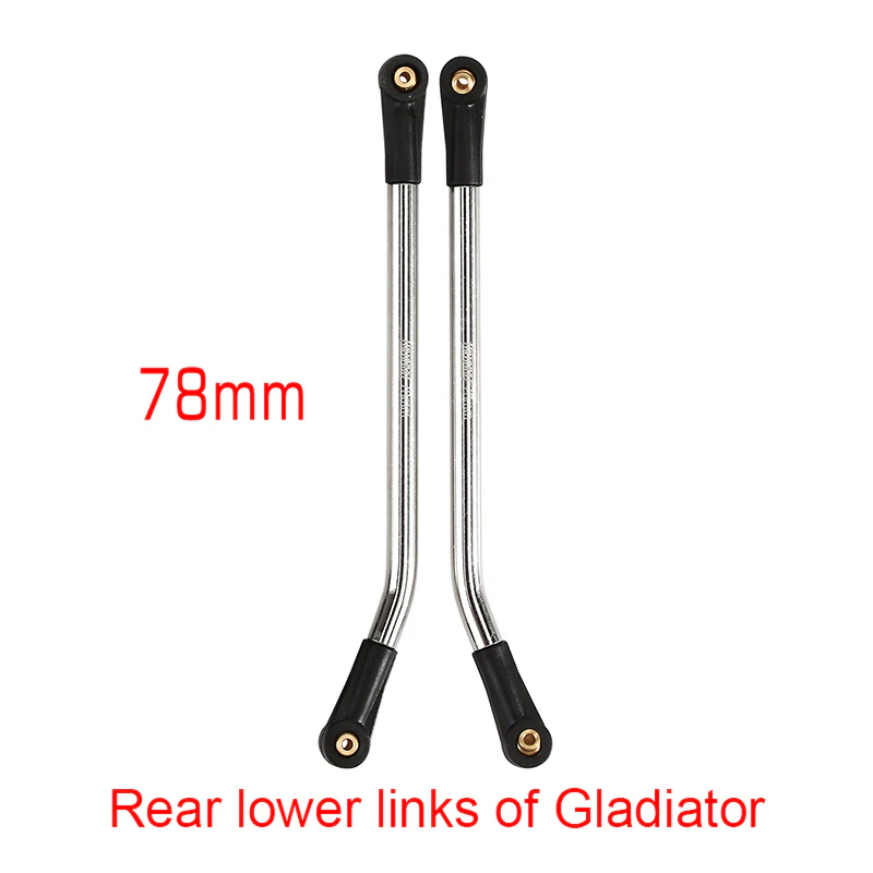 INJORA 1 Pair Stainless Steel High Clearance Chassis Links for SCX24 Mods - Image 11