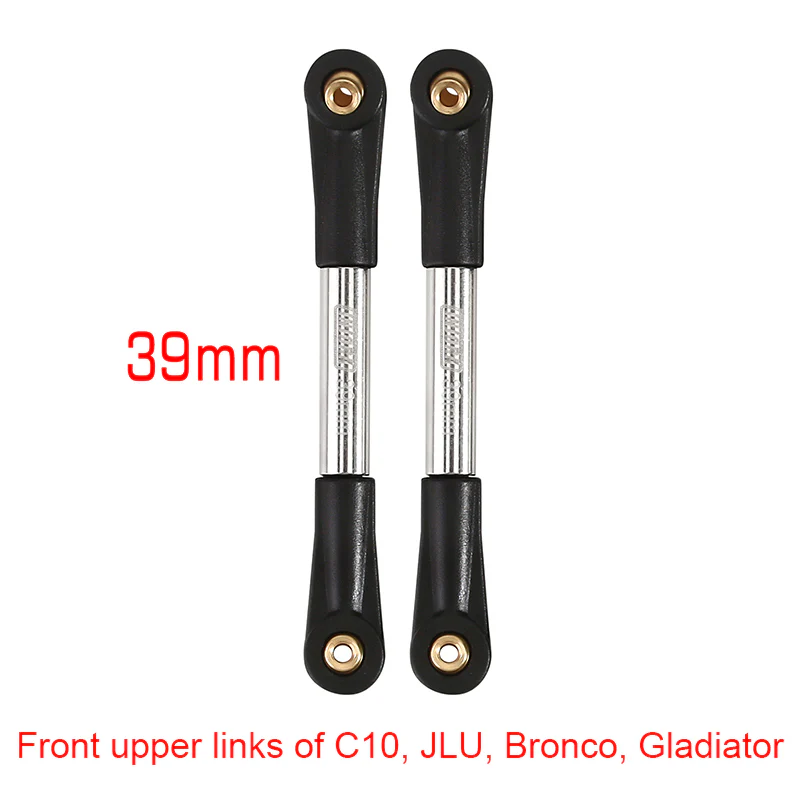 INJORA 1 Pair Stainless Steel High Clearance Chassis Links for SCX24 Mods - Image 3