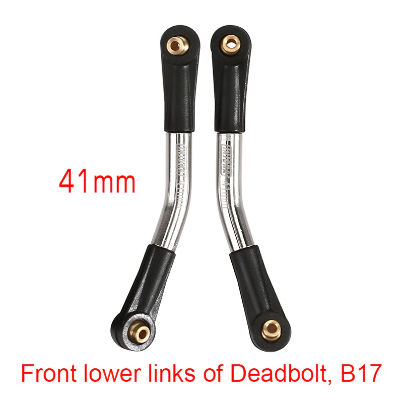 INJORA 1 Pair Stainless Steel High Clearance Chassis Links for SCX24 Mods - Image 4