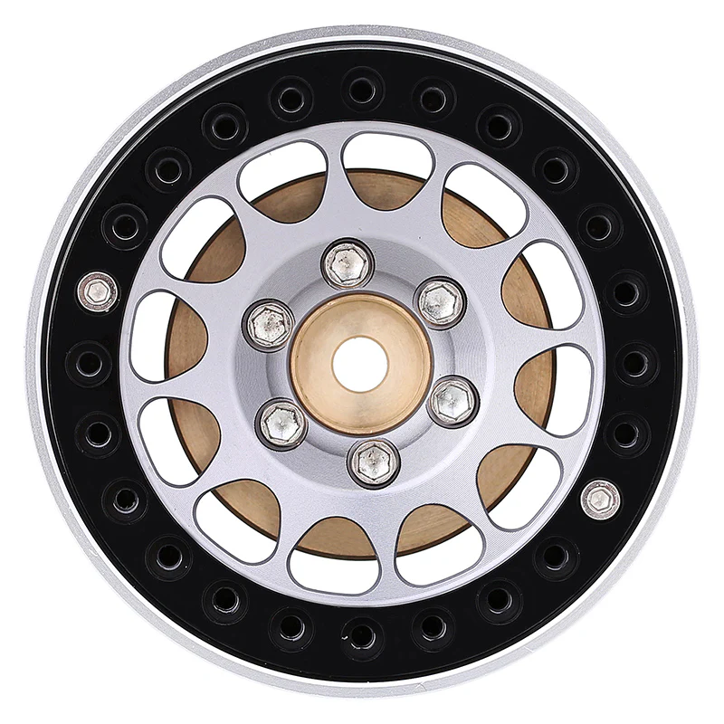 INJORA 12mm 55g/pcs Heavy Brass Wheel Hex Hubs for 1.9" 2.2" Wheel Rims - Image 9