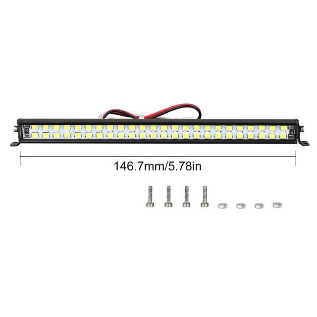 INJORA 17/52/102/147mm Bright LED Light Bar for 1/10 RC Car - Image 15