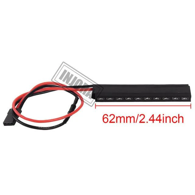 INJORA 1PCS 32/62mm Red LED Brake Light Lamp for 1/10 RC Car - Image 4