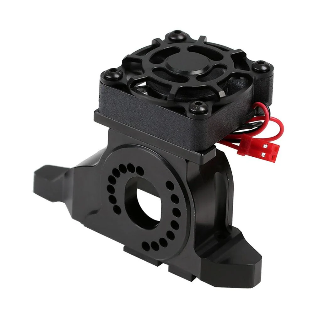 [Clearance Sale] INJORA 1PCS Aluminum Motor Mount, Heat Sink with Cooling Fan for TRX-4 #8290 - Image 3