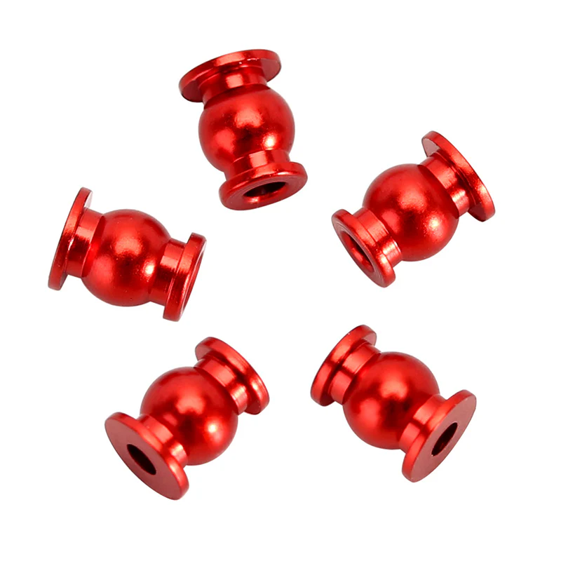 INJORA 20PCS Aluminum / Brass Joint Balls Pivot Balls with O-rings for INJORA SCX24 Shock Links - Image 4
