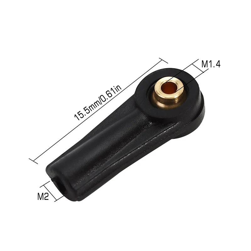 INJORA 20PCS M2 Plastic Rod Ends with Link Pivot Balls for INJORA Steel SCX24 Links - Image 5