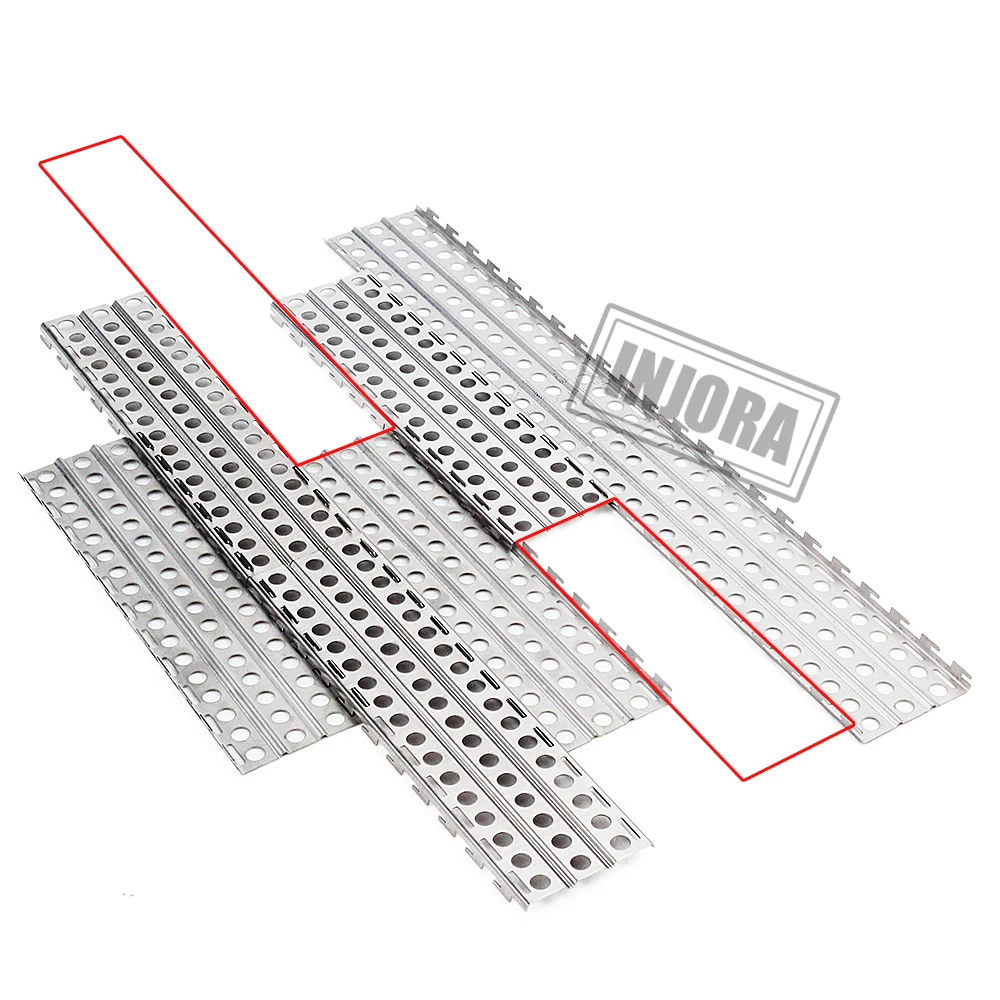 INJORA 2pcs 144*40mm Metal Sand Ladder Recovery Boards for 1/10 RC Crawler - Image 5