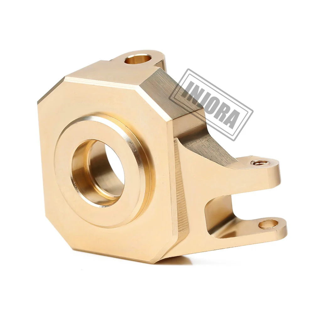 INJORA 2PCS Brass AR44 Front Steering Knuckles for SCX10 II 90046 - Image 4
