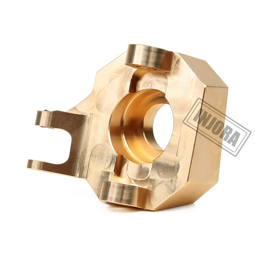 INJORA 2PCS Brass AR44 Front Steering Knuckles for SCX10 II 90046 - Image 6