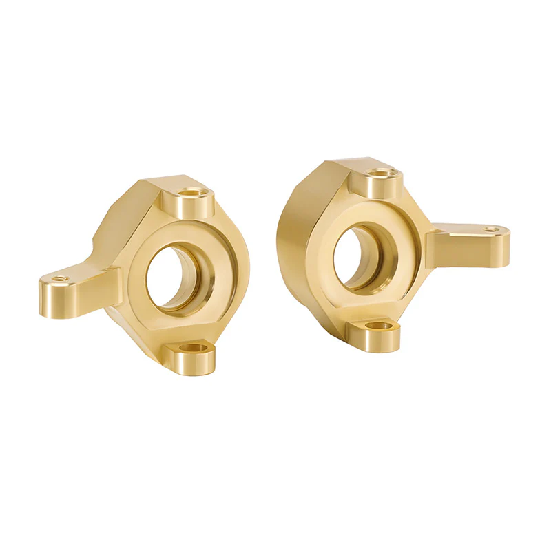 INJORA 2PCS 8g/pcs Brass Front Steering Knuckles, RC Counter Weights for Axial SCX24 - Image 3