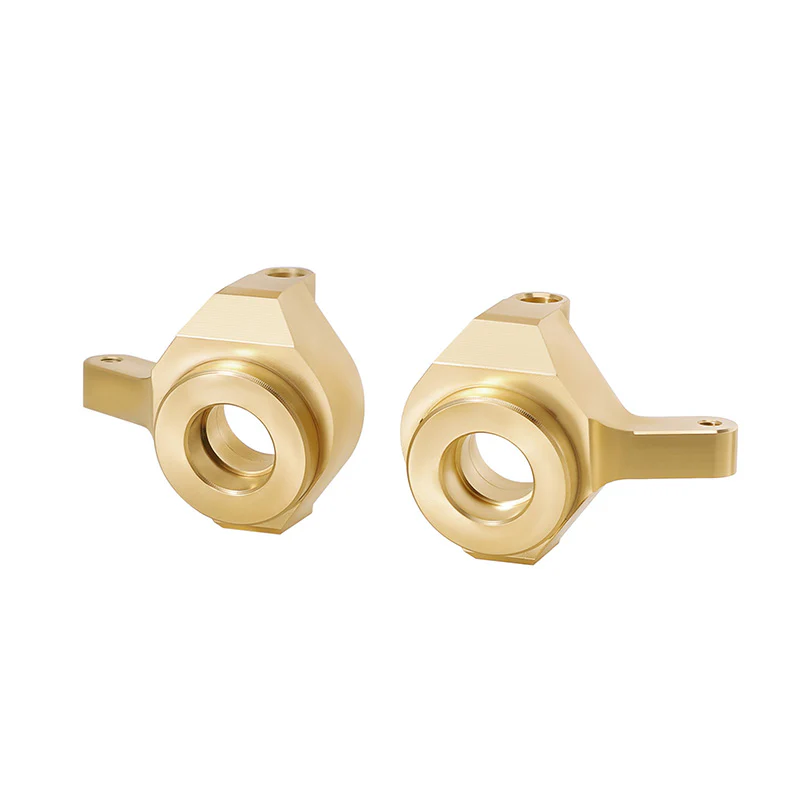 INJORA 2PCS 8g/pcs Brass Front Steering Knuckles, RC Counter Weights for Axial SCX24 - Image 4