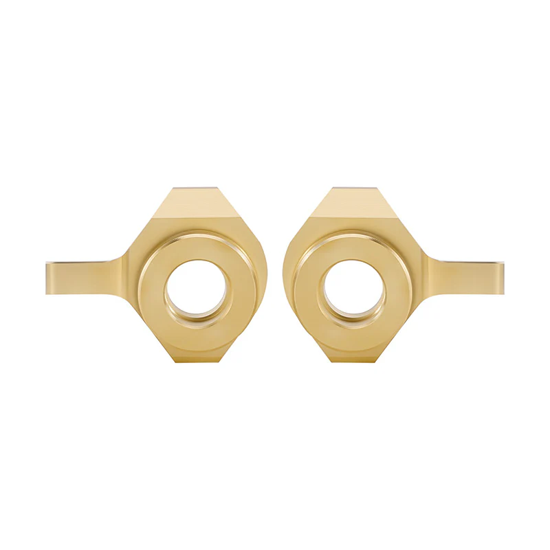 INJORA 2PCS 8g/pcs Brass Front Steering Knuckles, RC Counter Weights for Axial SCX24 - Image 6