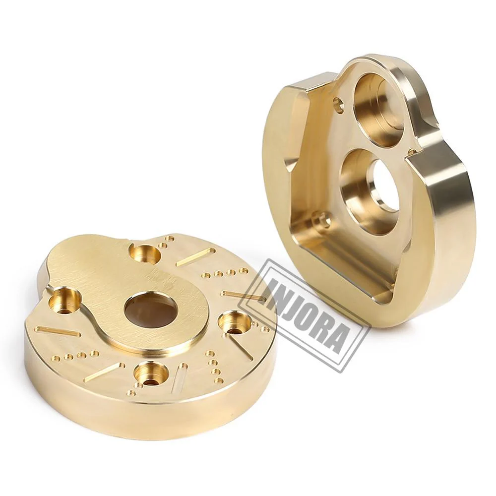 INJORA 2PCS Brass Portal Steering Knuckle Cap Housing for SCX10 III Capra 1.9 - Image 3
