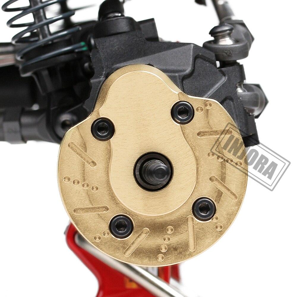 INJORA 2PCS Brass Portal Steering Knuckle Cap Housing for SCX10 III Capra 1.9 - Image 5