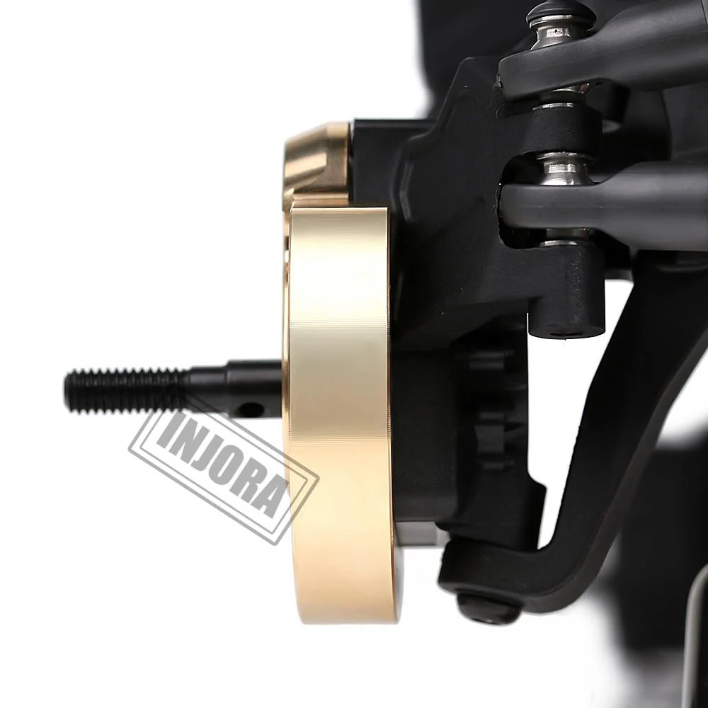 INJORA 2PCS Brass Portal Steering Knuckle Cap Housing for SCX10 III Capra 1.9 - Image 7