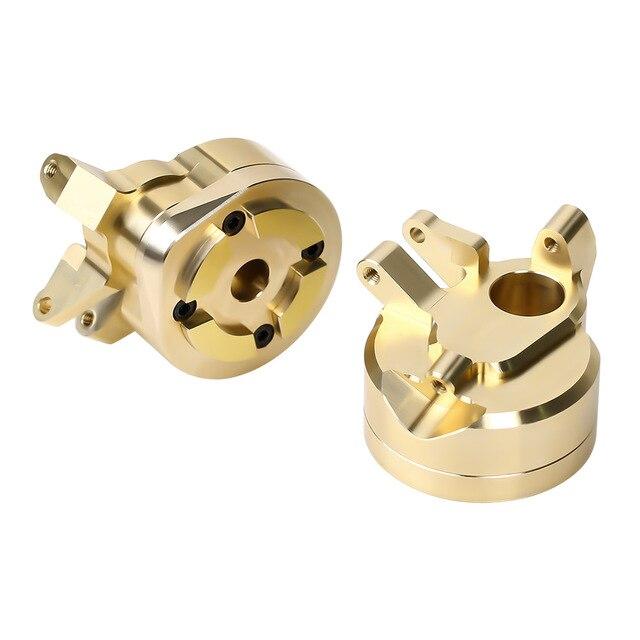 INJORA 2PCS 148g Brass Portal Steering Knuckle Housing for SCX10 III Capra 1.9 - Image 6