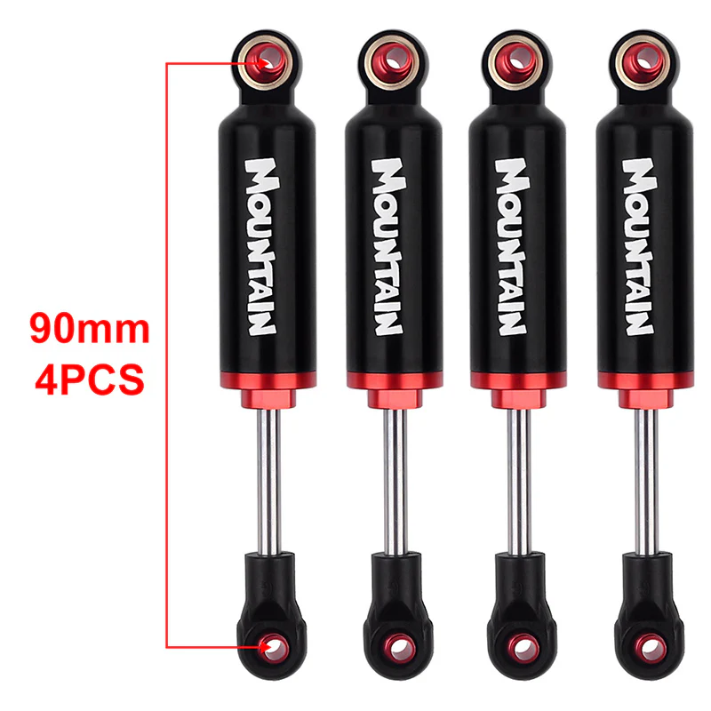 INJORA 2/4pcs Built-in Spring 90-120mm Shock Absorber Damper for 1/10 RC Crawler - Image 26