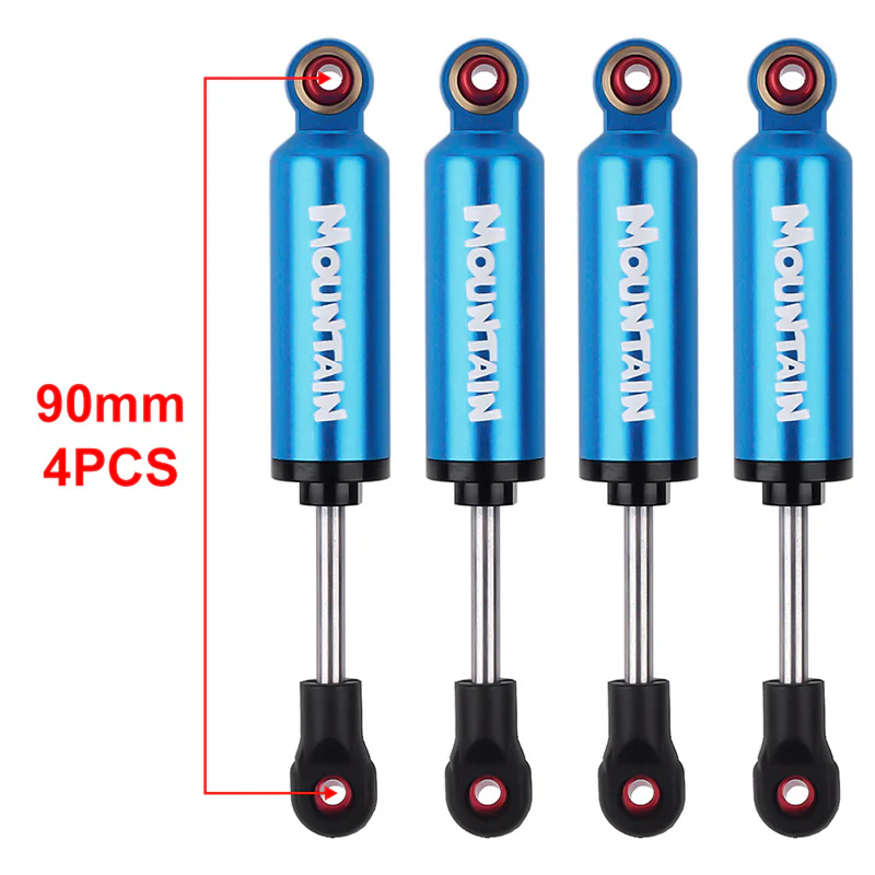 INJORA 2/4pcs Built-in Spring 90-120mm Shock Absorber Damper for 1/10 RC Crawler - Image 28