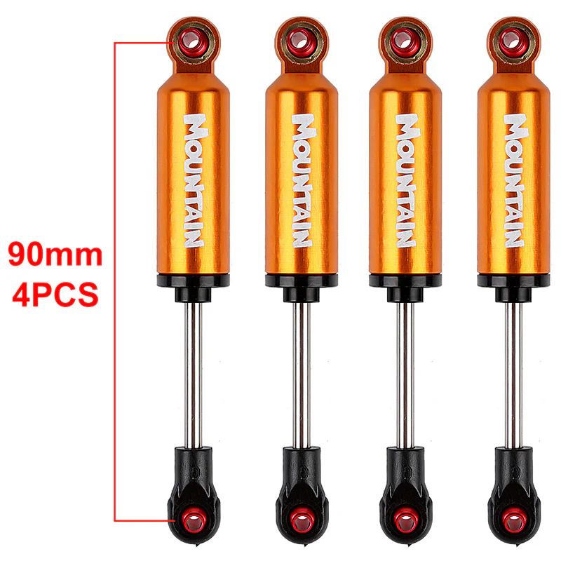INJORA 2/4pcs Built-in Spring 90-120mm Shock Absorber Damper for 1/10 RC Crawler - Image 30