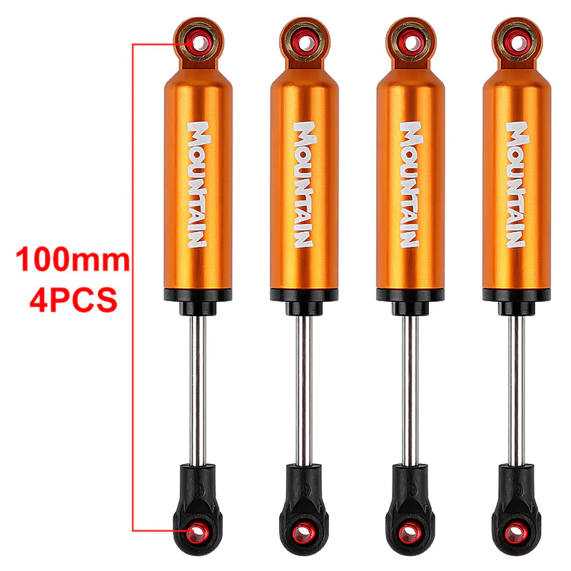 INJORA 2/4pcs Built-in Spring 90-120mm Shock Absorber Damper for 1/10 RC Crawler - Image 35