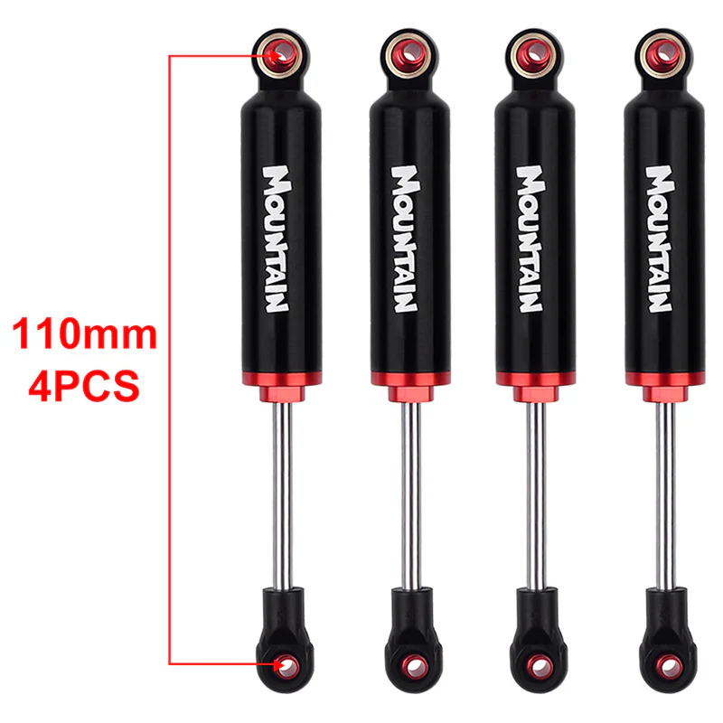 INJORA 2/4pcs Built-in Spring 90-120mm Shock Absorber Damper for 1/10 RC Crawler - Image 36