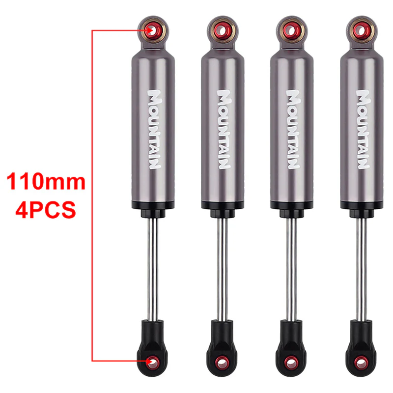 INJORA 2/4pcs Built-in Spring 90-120mm Shock Absorber Damper for 1/10 RC Crawler - Image 37