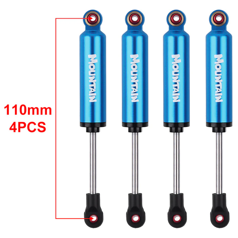 INJORA 2/4pcs Built-in Spring 90-120mm Shock Absorber Damper for 1/10 RC Crawler - Image 38