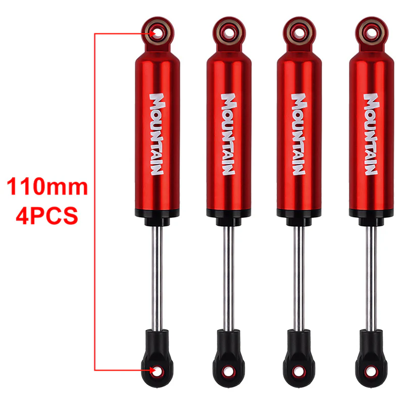 INJORA 2/4pcs Built-in Spring 90-120mm Shock Absorber Damper for 1/10 RC Crawler - Image 39
