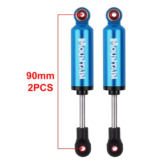 INJORA 2/4pcs Built-in Spring 90-120mm Shock Absorber Damper for 1/10 RC Crawler - Image 4