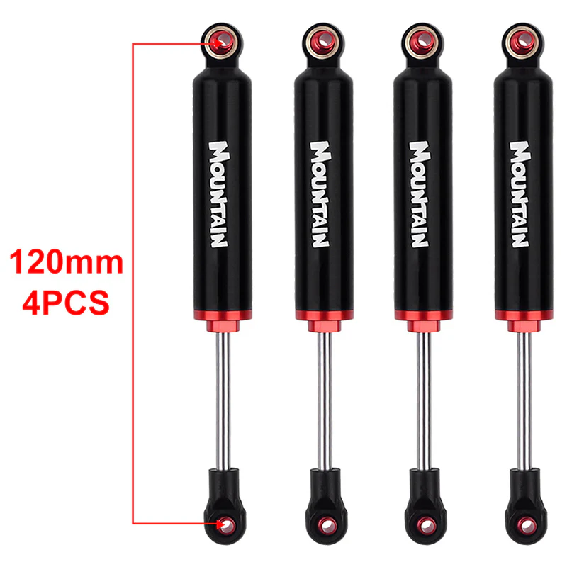 INJORA 2/4pcs Built-in Spring 90-120mm Shock Absorber Damper for 1/10 RC Crawler - Image 42