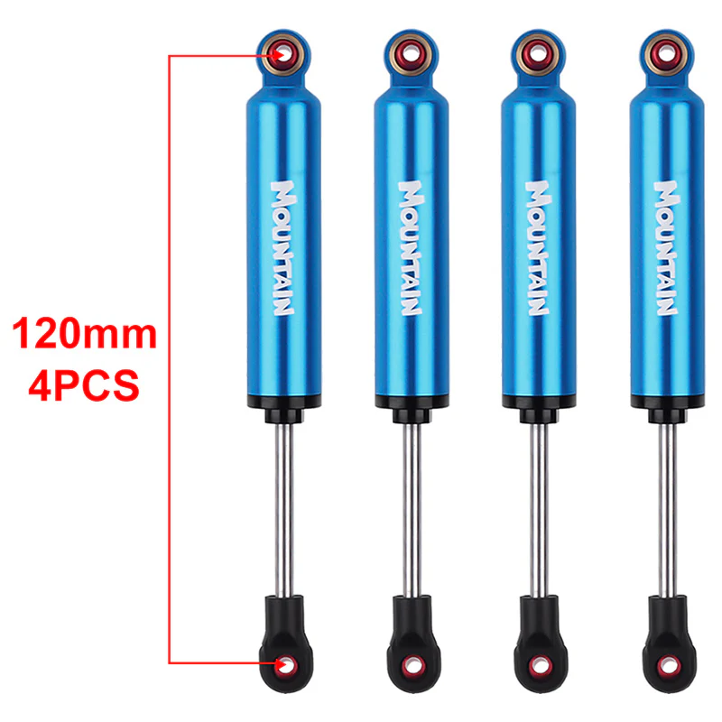 INJORA 2/4pcs Built-in Spring 90-120mm Shock Absorber Damper for 1/10 RC Crawler - Image 44