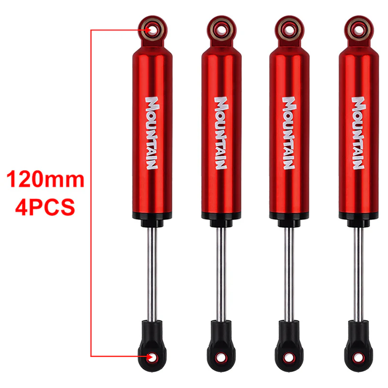 INJORA 2/4pcs Built-in Spring 90-120mm Shock Absorber Damper for 1/10 RC Crawler - Image 45