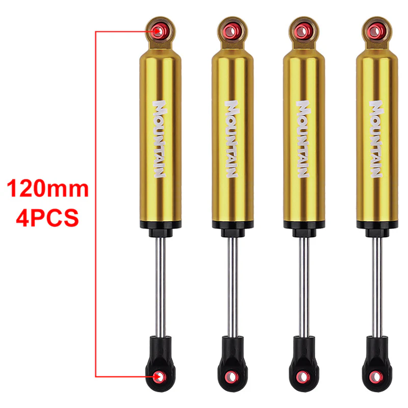INJORA 2/4pcs Built-in Spring 90-120mm Shock Absorber Damper for 1/10 RC Crawler - Image 46