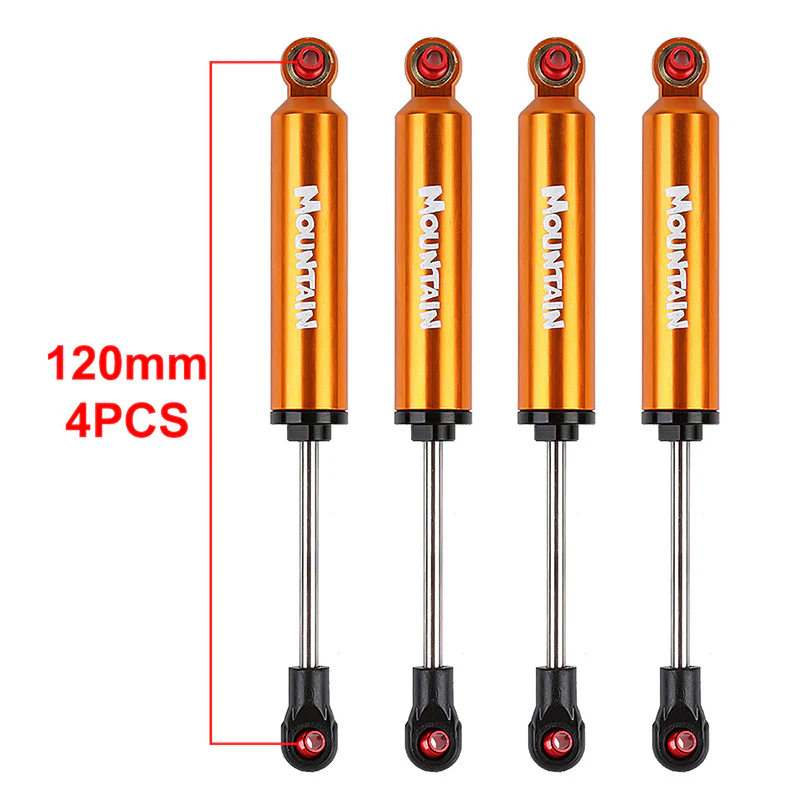 INJORA 2/4pcs Built-in Spring 90-120mm Shock Absorber Damper for 1/10 RC Crawler - Image 47