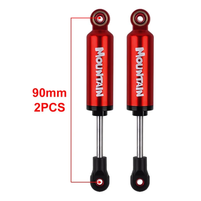 INJORA 2/4pcs Built-in Spring 90-120mm Shock Absorber Damper for 1/10 RC Crawler - Image 5