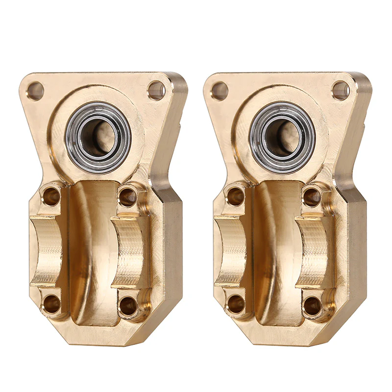 [Clearance Sale] INJORA 2pcs 10g/pcs Heavy Front Rear Brass Diff Covers for Axial SCX24 AX24 - Image 6