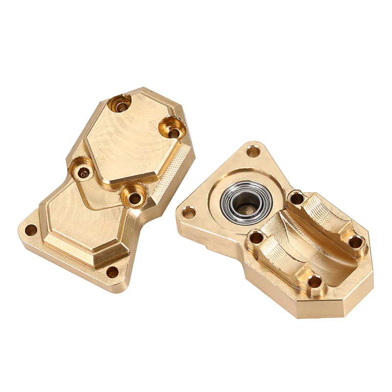[Clearance Sale] INJORA 2pcs 10g/pcs Heavy Front Rear Brass Diff Covers for Axial SCX24 AX24 - Image 7