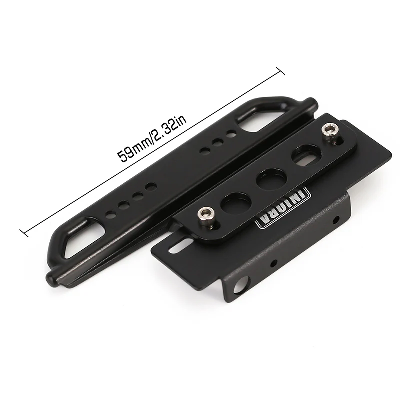 INJORA 2PCS Metal Rock Sliders Side Pedal for Axial SCX24 Jeep Wrangler Deadbolt Bronco - Image 3
