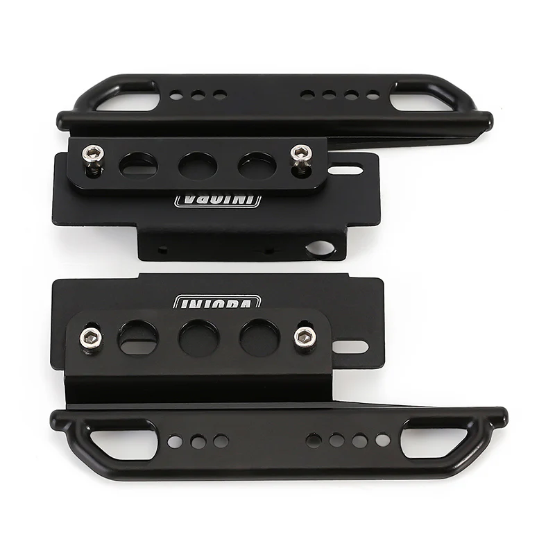 INJORA 2PCS Metal Rock Sliders Side Pedal for Axial SCX24 Jeep Wrangler Deadbolt Bronco - Image 4
