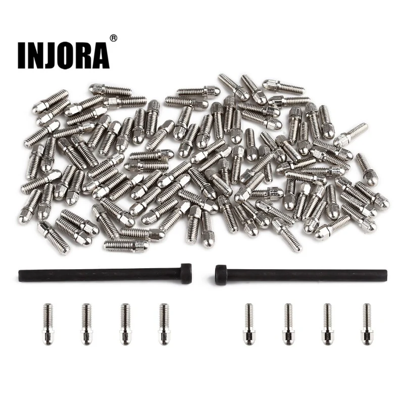 INJORA 30PCS M2.5 M3 Metal Screws for 1.9" 2.2" Wheel Rims - Image 10