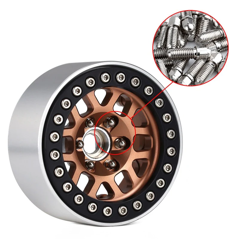 INJORA 30PCS M2.5 M3 Metal Screws for 1.9" 2.2" Wheel Rims - Image 6
