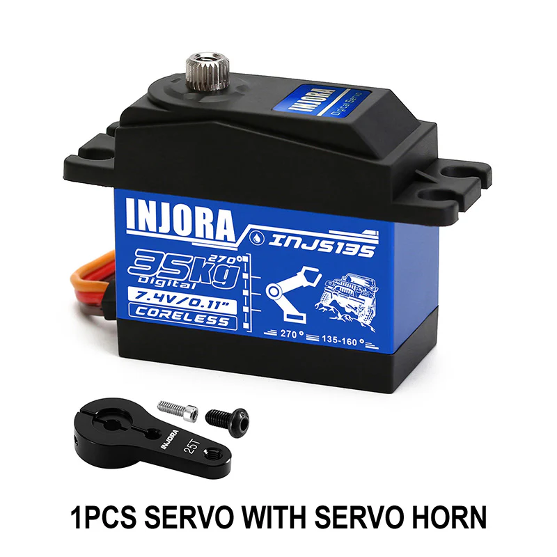 INJORA INJS135 35KG Waterproof Large Torque Digital Coreless Servo for RC Model (270 degrees) - Image 12