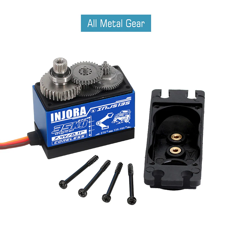 INJORA INJS135 35KG Waterproof Large Torque Digital Coreless Servo for RC Model (270 degrees) - Image 8