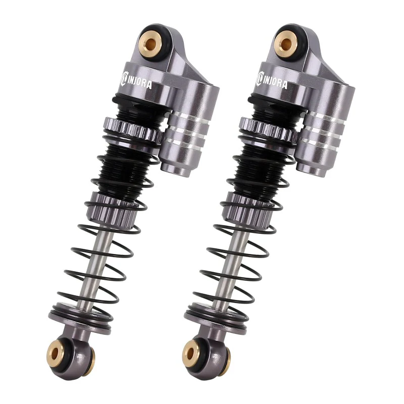[Clearance Sale] INJORA 39mm Aluminum Threaded Oil Shocks with Fake Reservoir for SCX24 FCX24M - Image 23