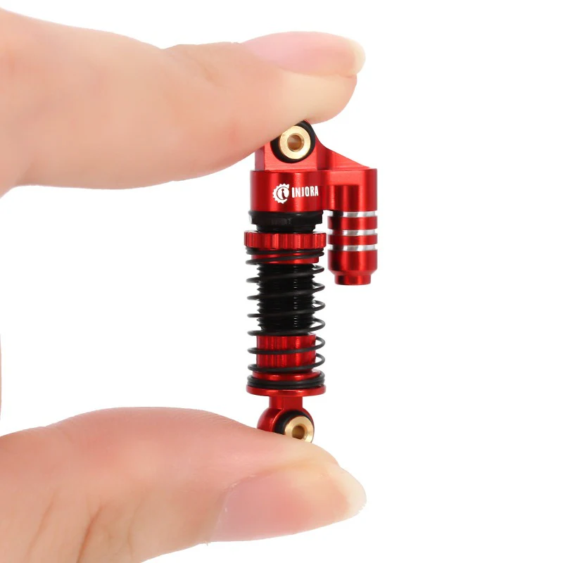 [Clearance Sale] INJORA 39mm Aluminum Threaded Oil Shocks with Fake Reservoir for SCX24 FCX24M - Image 4