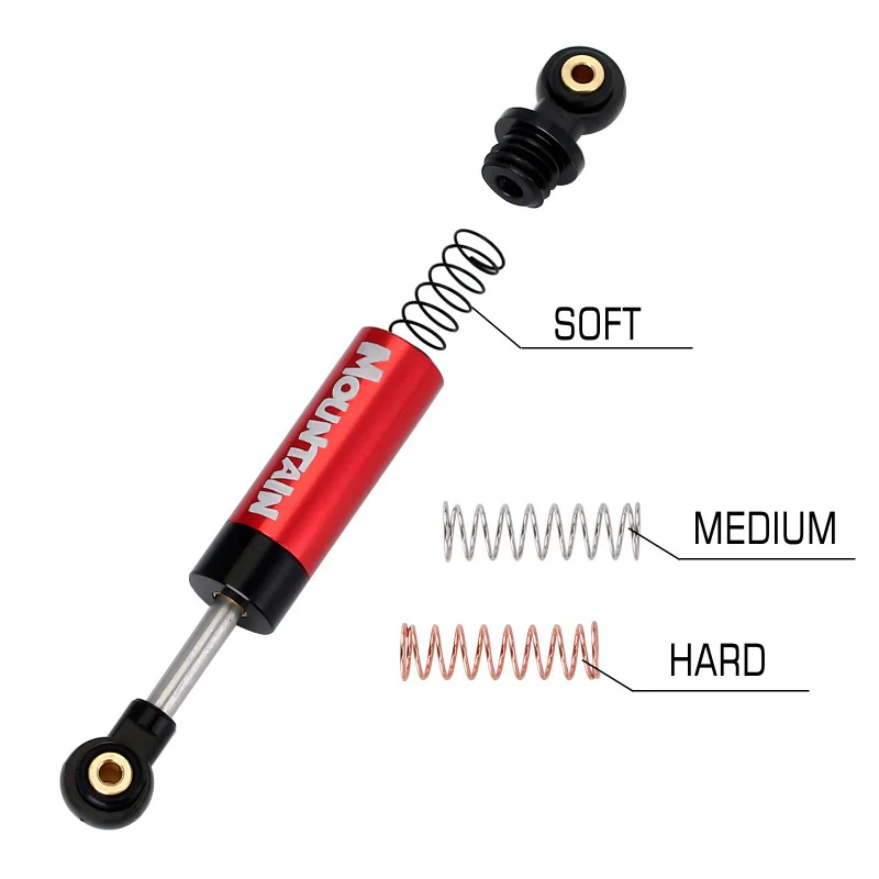 [Clearance Sale] INJORA 40mm Metal Built-in Spring Shock Absorber Damper for Axial SCX24 - Image 7