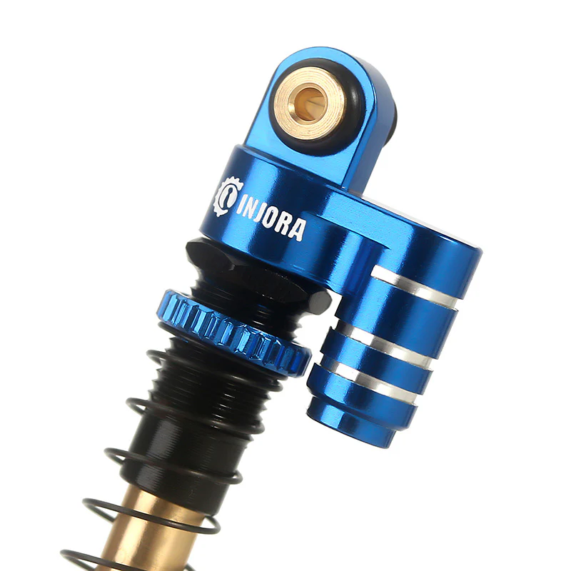 INJORA 43mm Aluminum Threaded Double Barrel Shocks with Fake Reservoir for Axial SCX24 - Image 21
